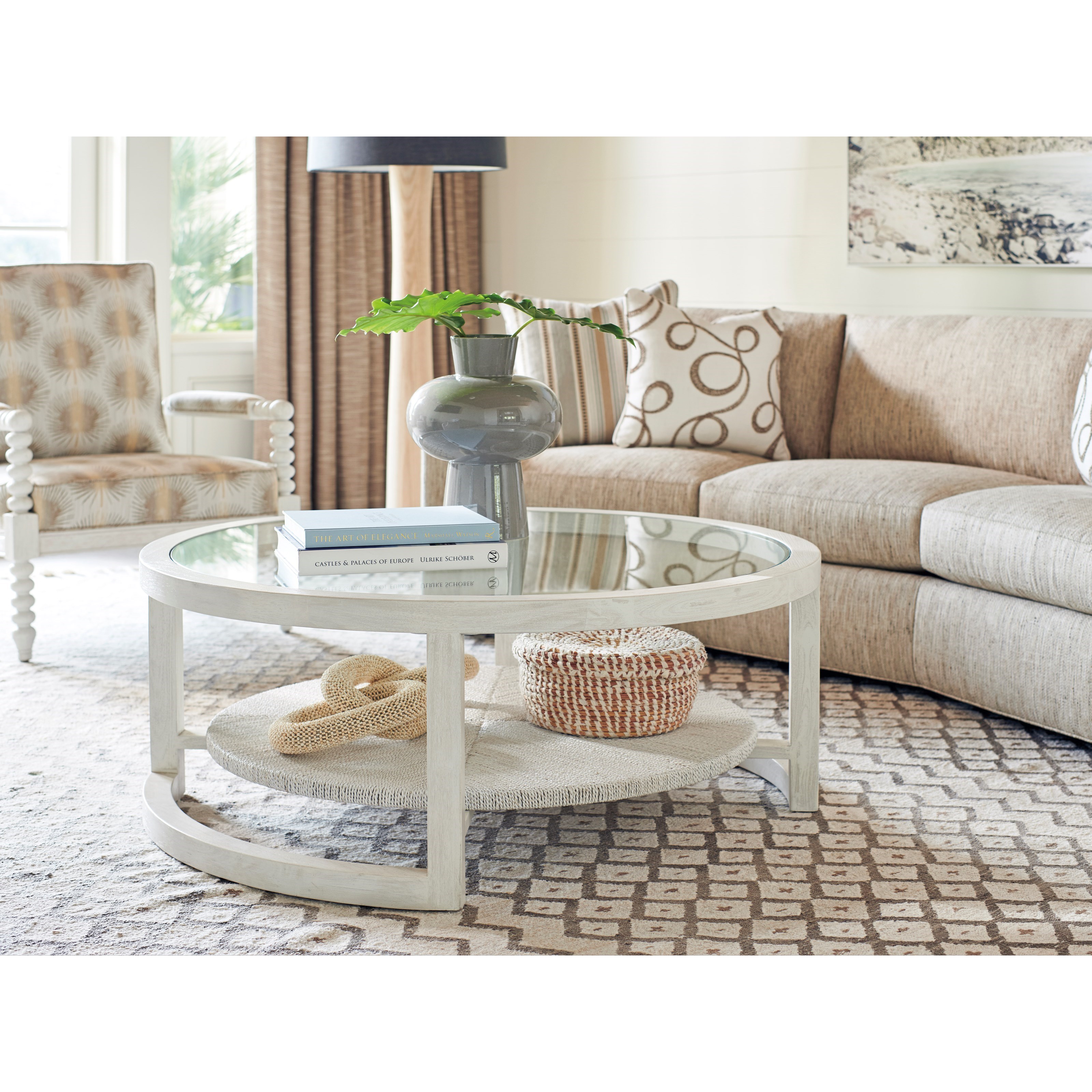 Tommy Bahama Home Ocean Breeze 570947 Pompano Round Cocktail Table